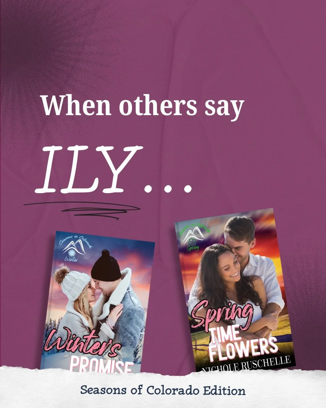When others say I love you but the Easton brothers say it differently. 

#smalltownromance #spicyromance #kindleunlimitedromance #indieromanceauthor #authornicholeruschelle