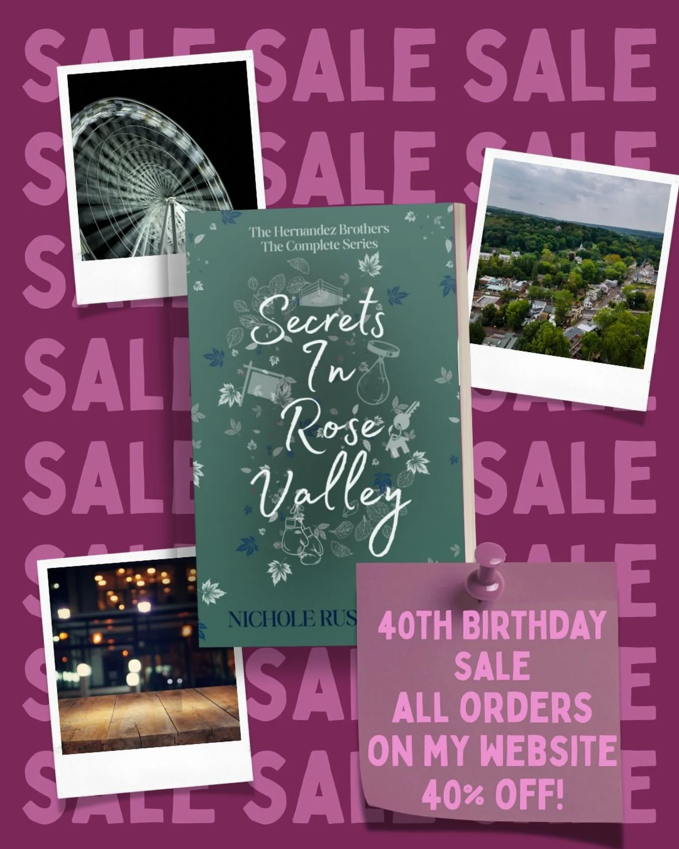 I celebrated my 40th birthday on the 31st. Since now I finally have my stuff together I&rsquo;m ready to celebrate and to do that I&rsquo;m selling all on hand inventory at 40% off! 

Check it out here: https://beventi.co/orderform/ujthnjwufc

Make s