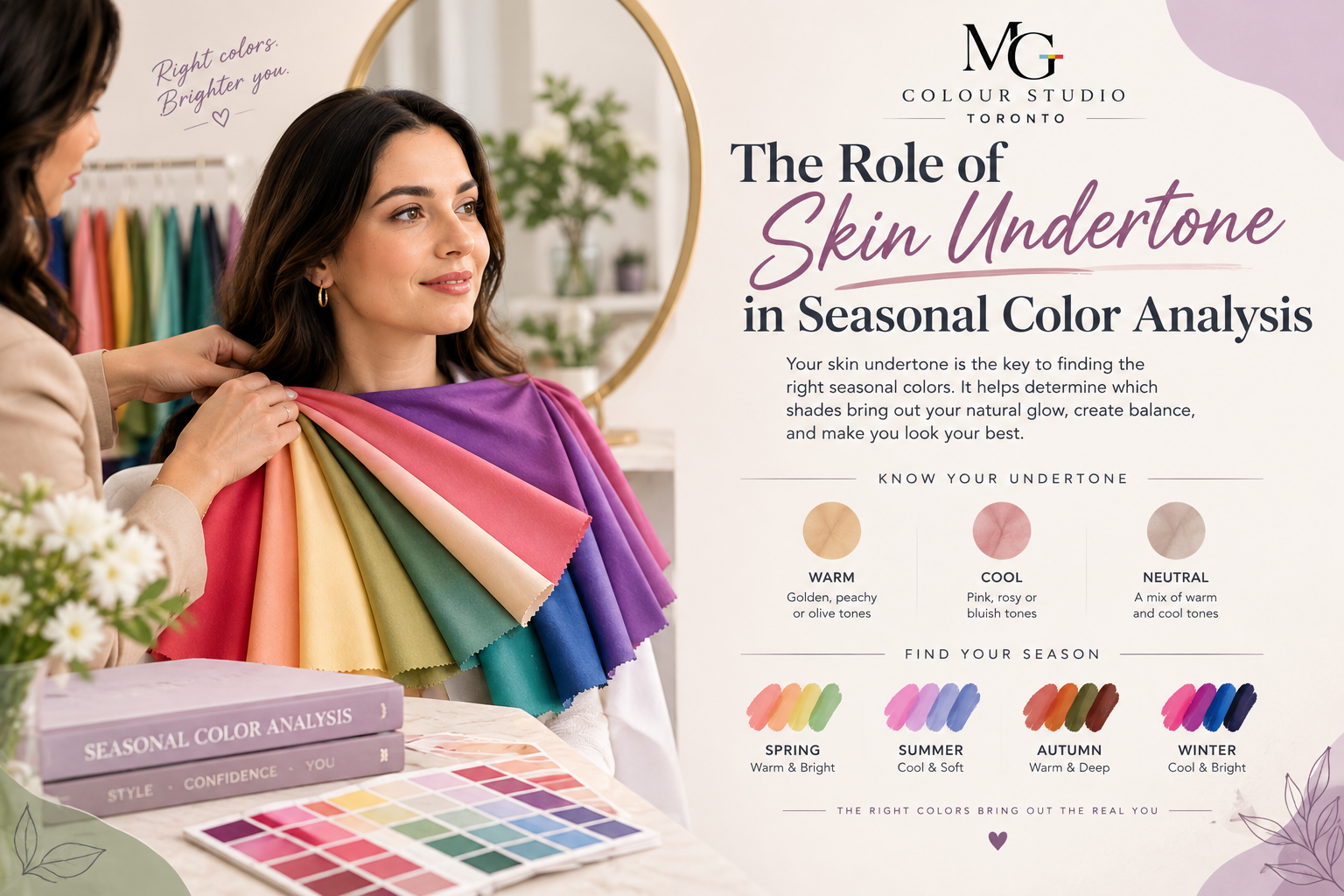 The Role of Skin Undertone in Seasonal Color Analysis