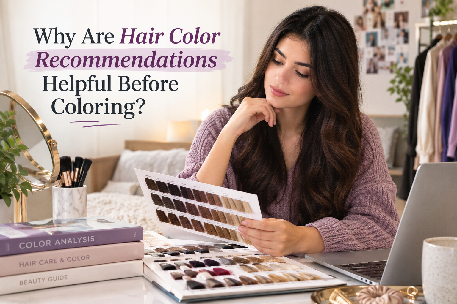 Why Are Hair Color Recommendations Helpful Before Coloring?