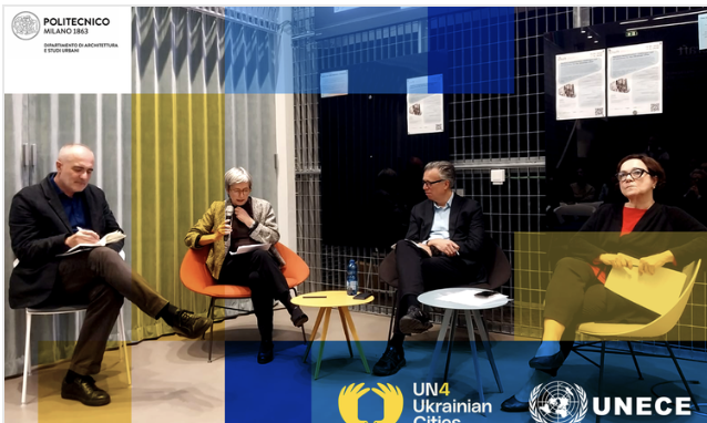 UN4UkrainianCities Contributes to Seminar on Wartime Reconstruction at Politecnico di Milano, Italy