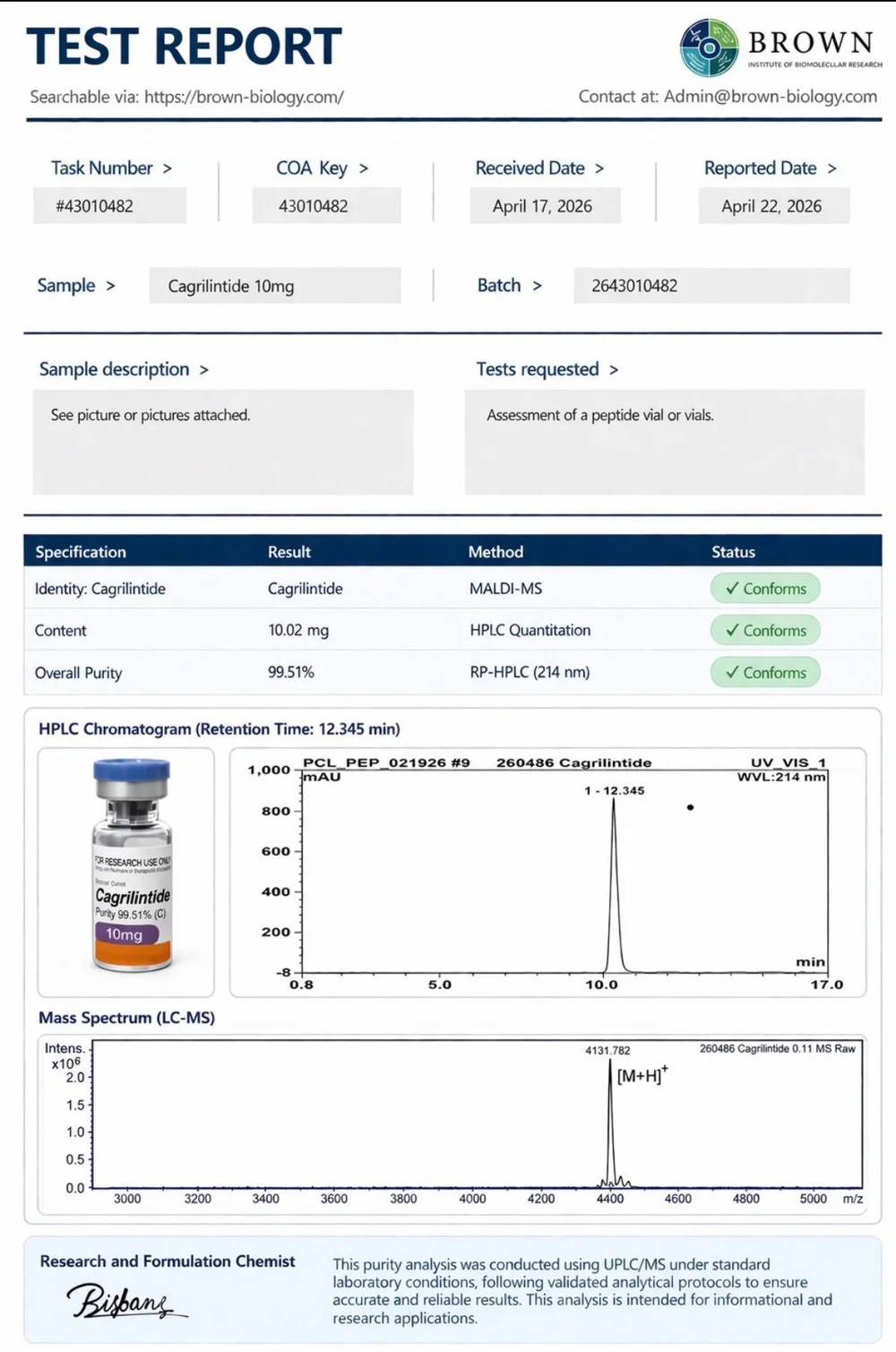 Ipamorelin 10mg  Precision Peptides