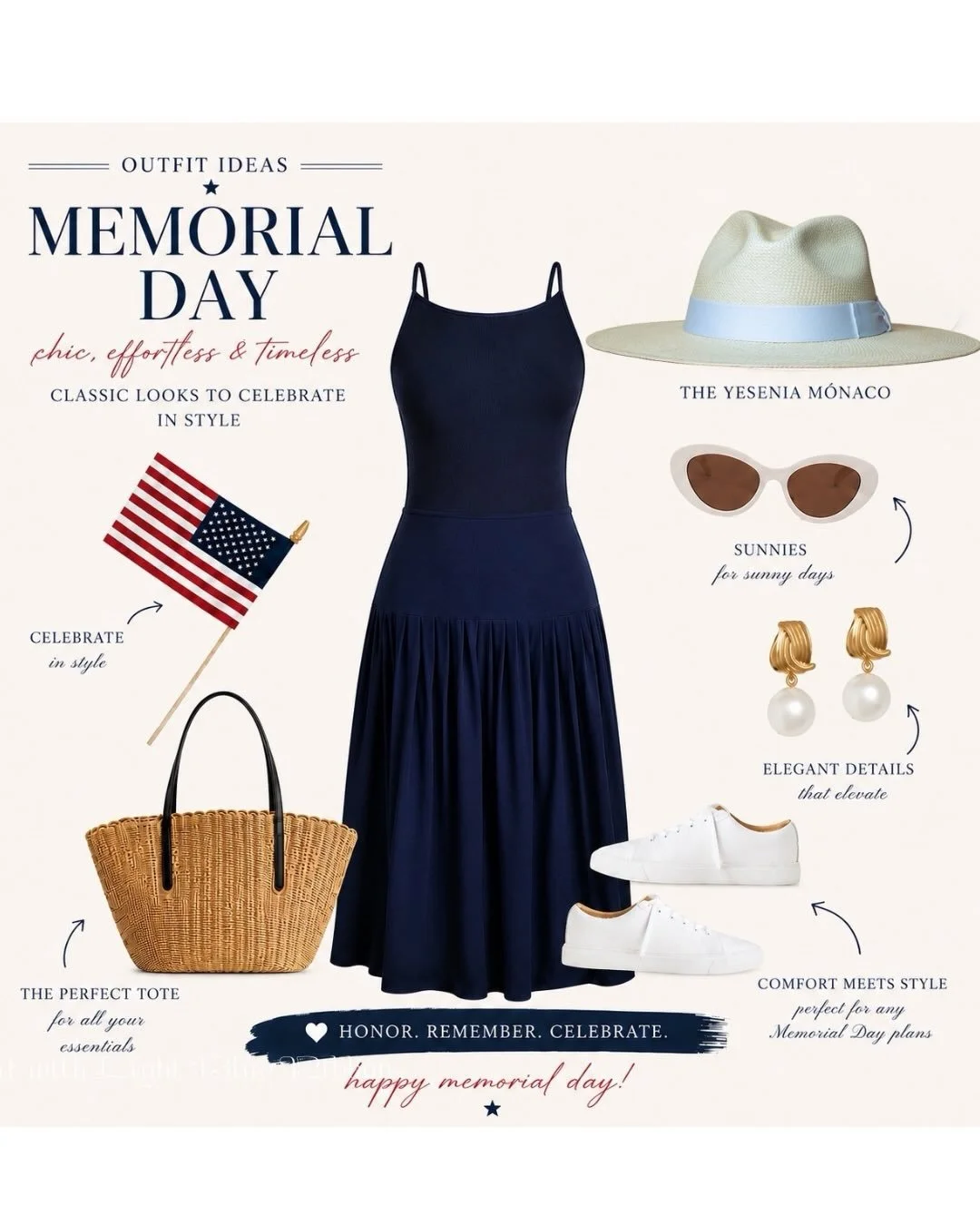 🇺🇸 Memorial Day Outfit Ideas with SOMBREA

This Memorial Day weekend, celebrate in style with timeless looks that blend elegance, comfort, and effortless sophistication. ✨

From coastal brunches and beachside strolls to backyard gatherings and suns