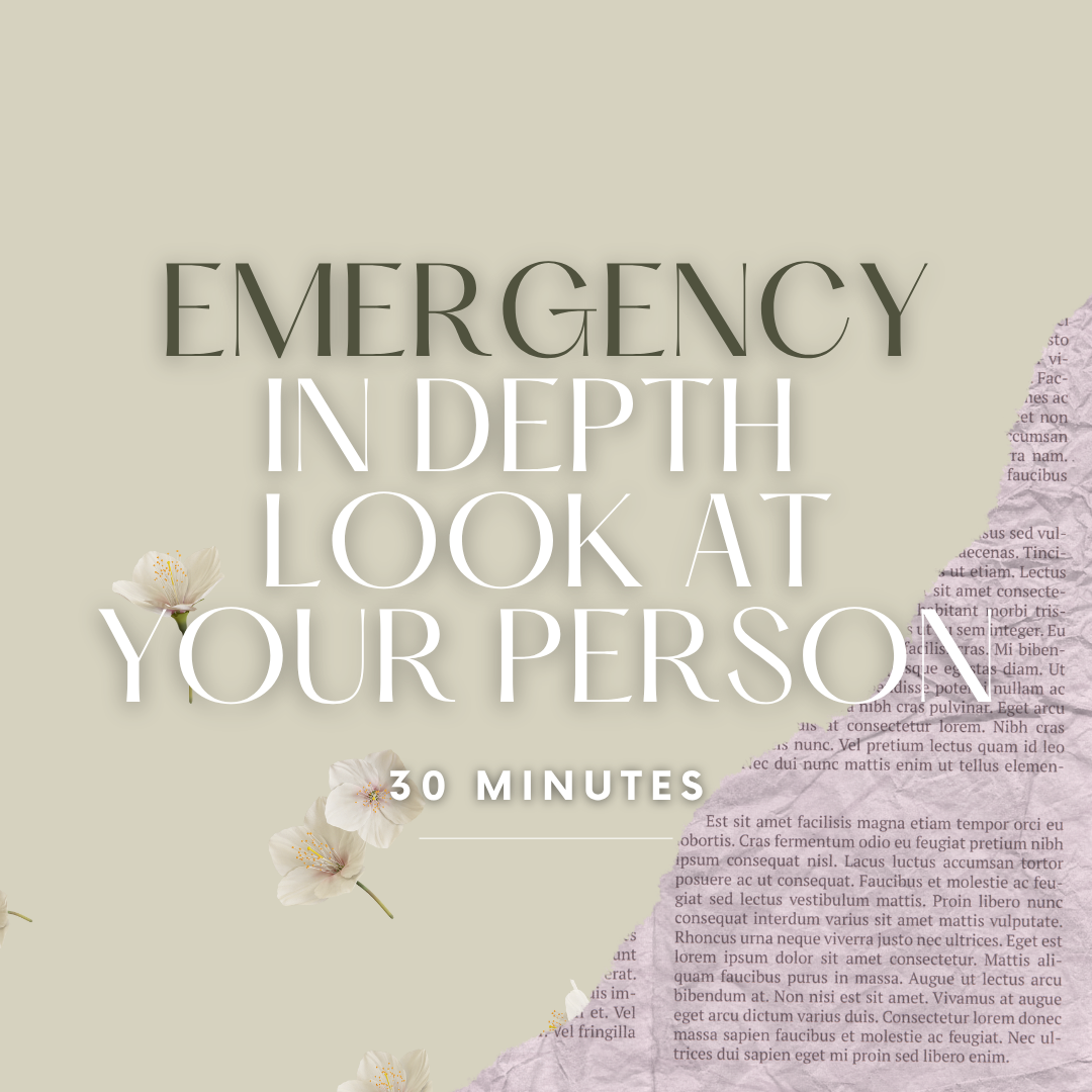 Emergency In Depth Look At Your Person