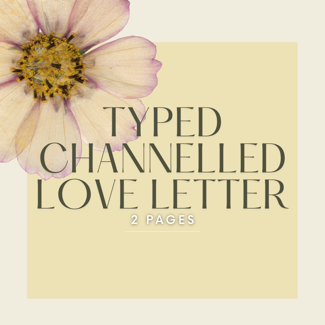 2 Page Channelled Love Letter