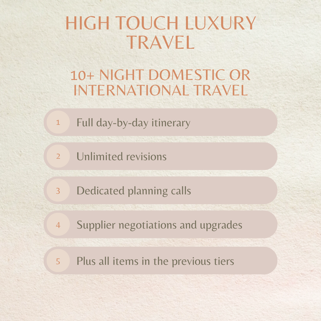 High-Touch Luxury Travel