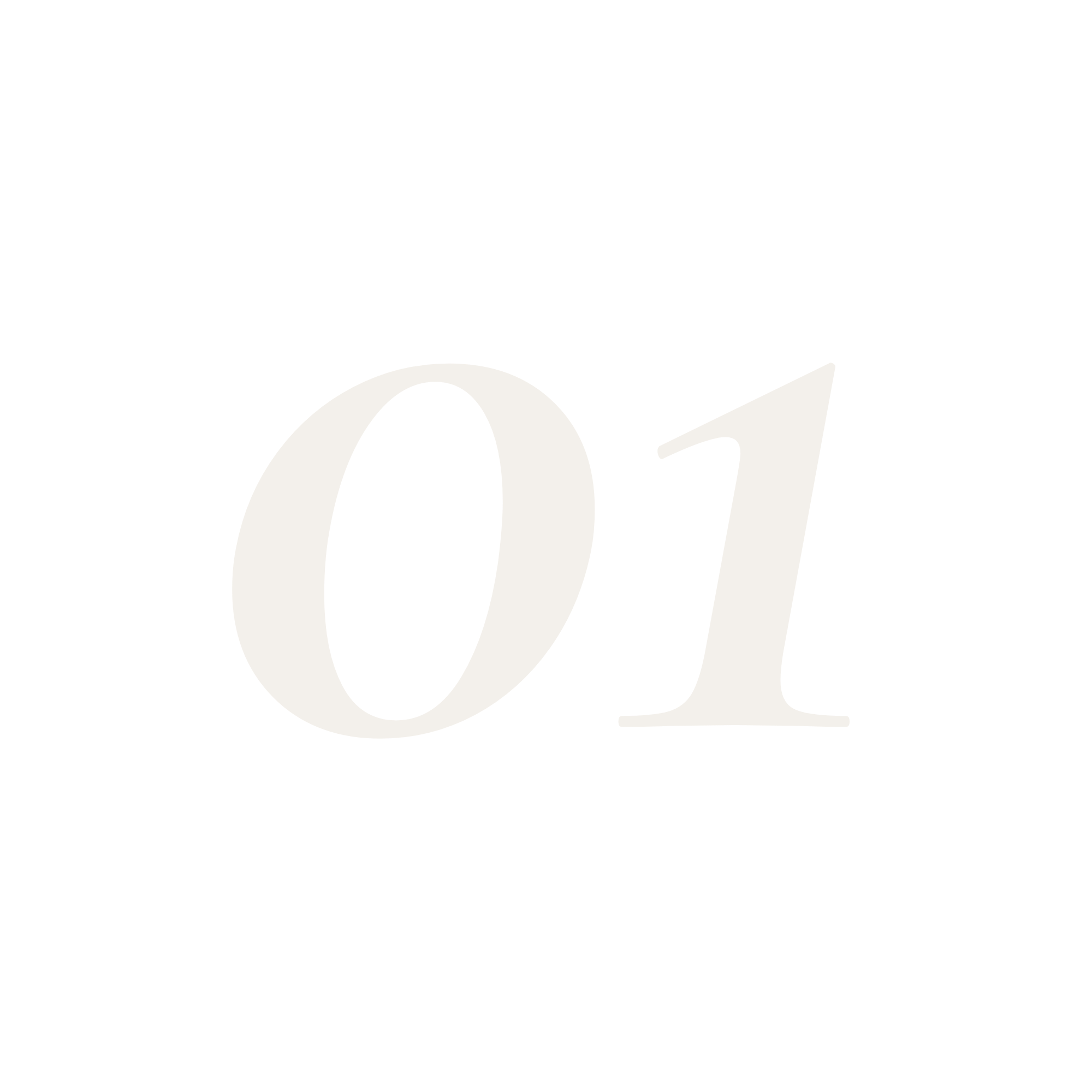 Number 01 on a black background
