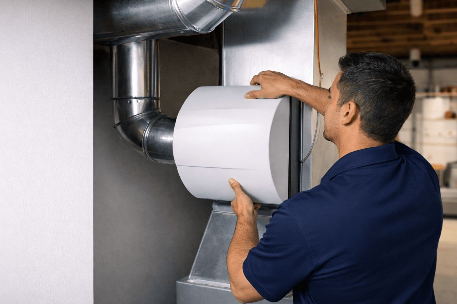 Whole Home Humidity Control HVAC Humidifier Installation