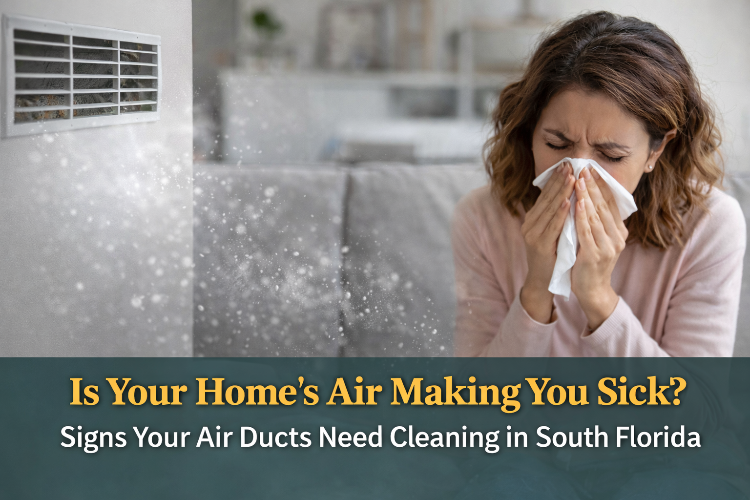 Is Your Home’s Air Making You Sick? Signs Your Air Ducts Need Cleaning in South Florida