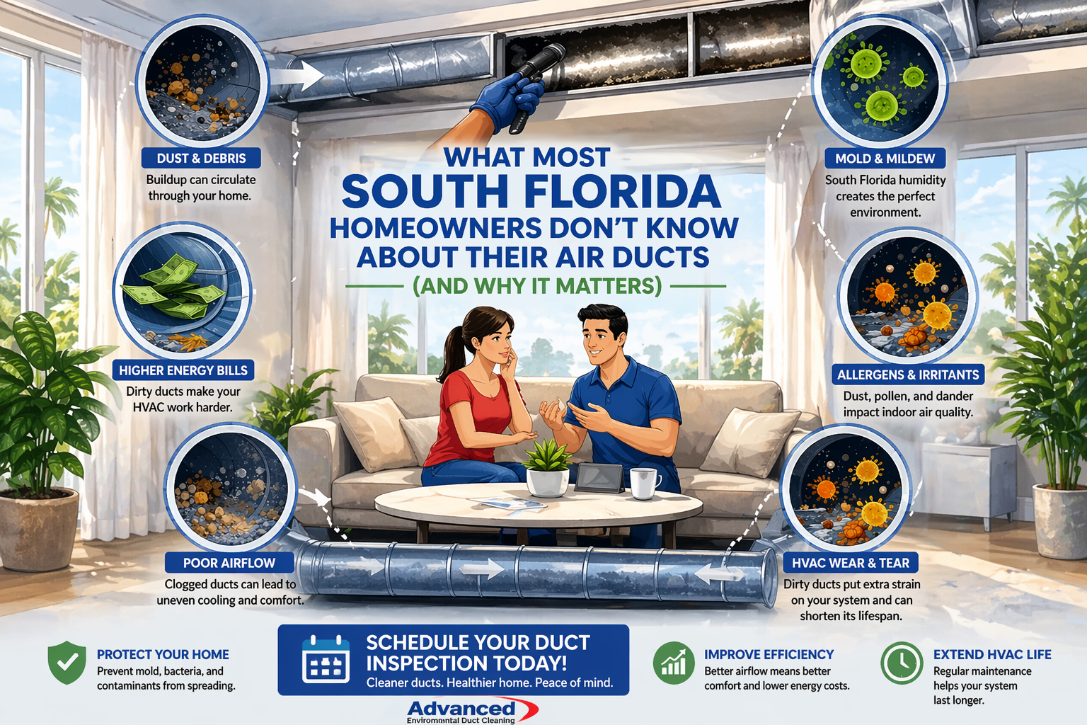 What Most South Florida Homeowners Don’t Know About Their Air Ducts (And Why It Matters)