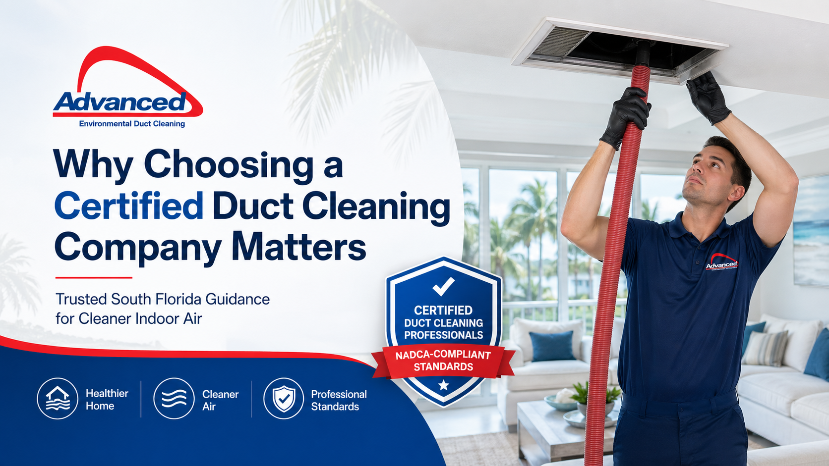 Why Choosing a NADCA-Certified Air Duct Cleaning Company Matters in South Florida
