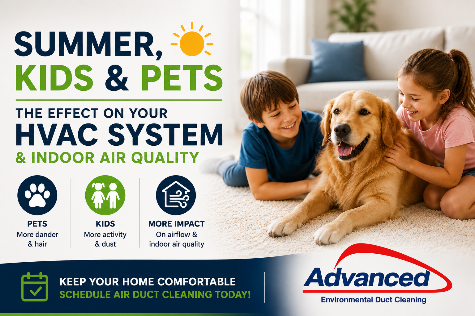 How Summer, Kids &amp; Pets Can Affect Indoor Air Quality in South Florida Homes