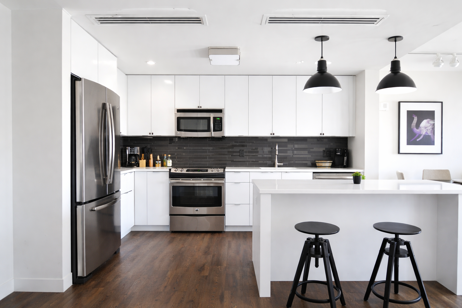 Home Kitchen with Clean Air Vents | Professional Duct Cleaning Benefits