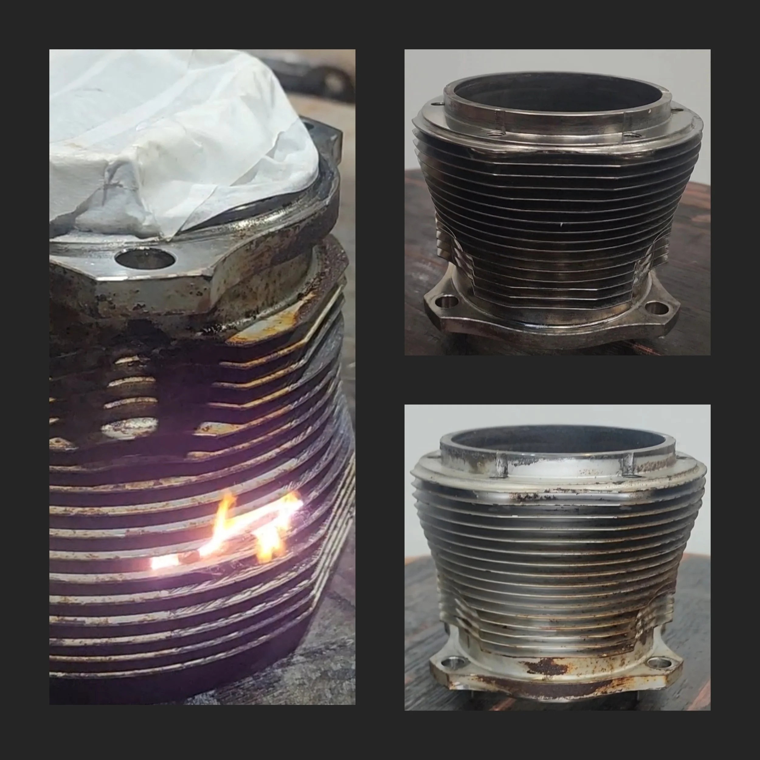 Cylinder barrel, engine part Laser cleaned.jpg