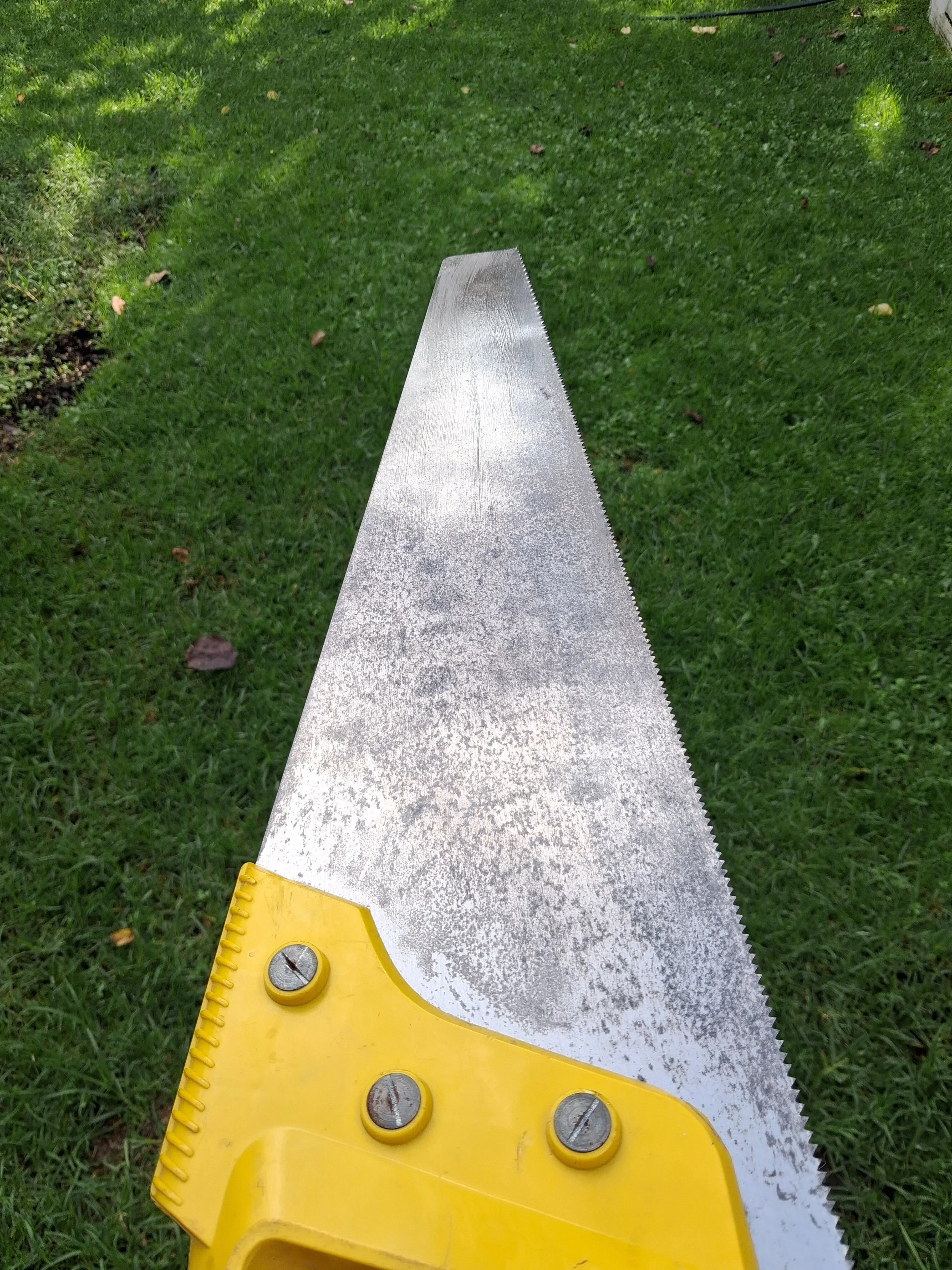 Saw after laser restoration