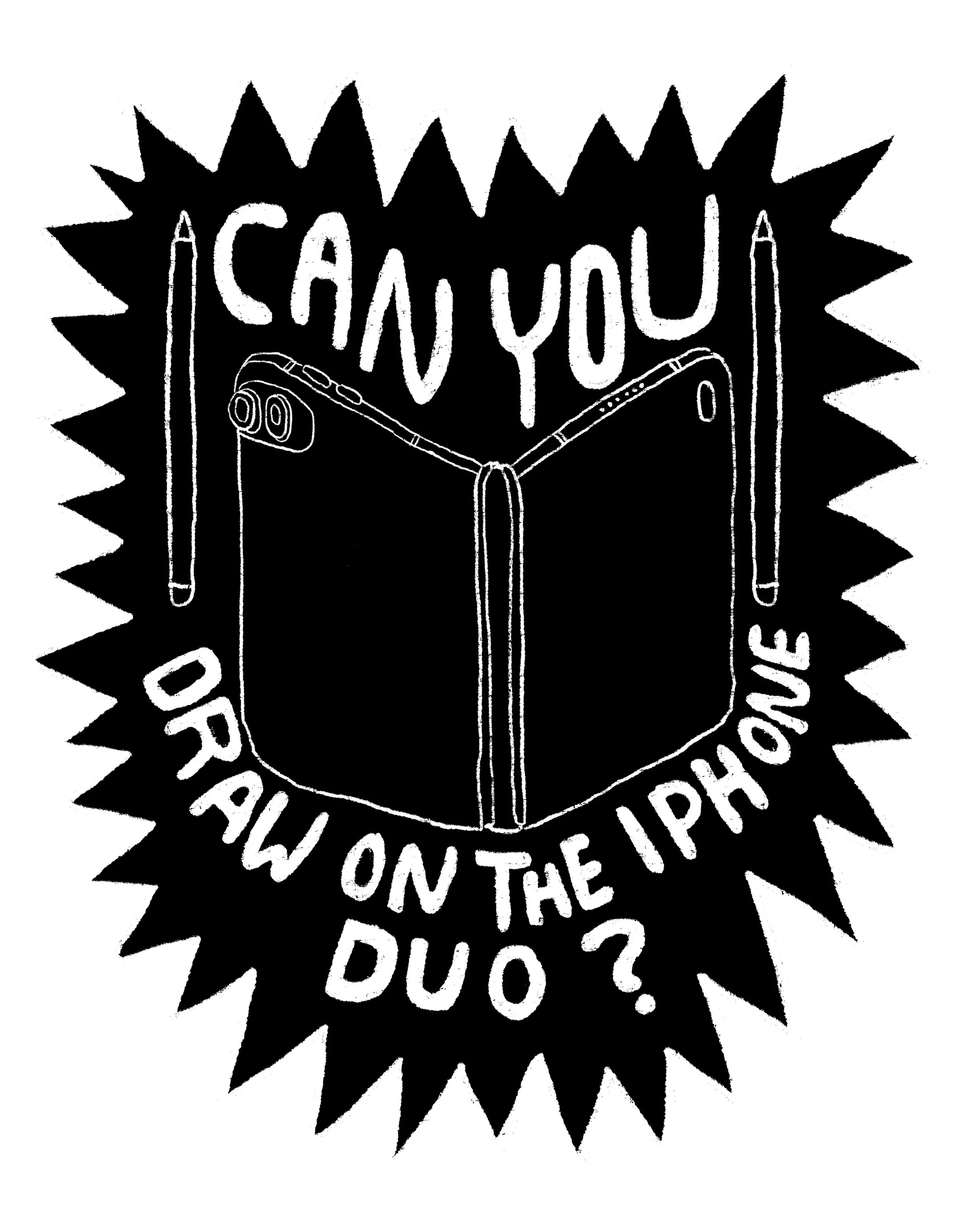 Can You Draw on the iPhone Duo?