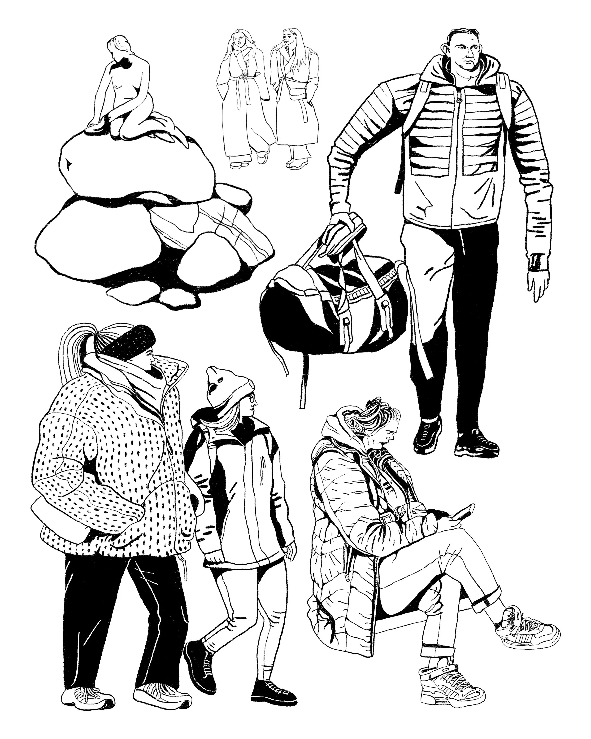 People Drawing / Oslo & Copenhagen