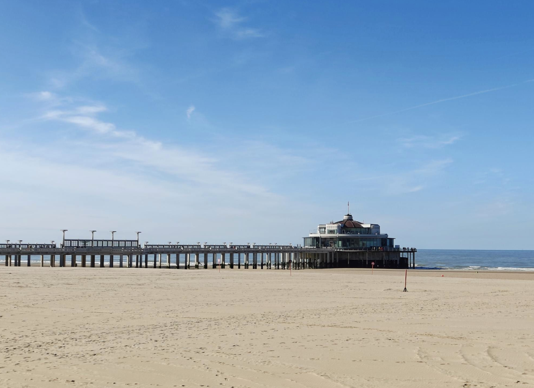 En passant par la jetée de Blankenberge, à travers les polders
