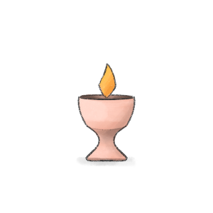 Churkhung. Hand-pinched oil lamp made without a wheel, with a central hole for the wick. Widely used during Losar and daily prayers, it is one of the most commonly made and used wares in Ladakh.