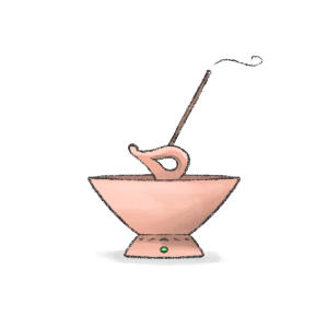 Spos thukchas. Incense stick holder.