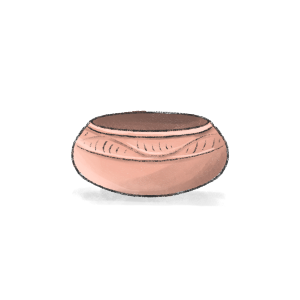 Marluk. A small bowl traditionally used to store and serve butter. Larger versions are now commonly used to serve biscuits and dried apricots and are locally known as “biscuit bowls”.