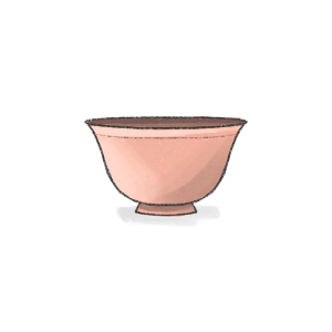 Photo. Bowl used to serve thukpa (soup) and daily meals.