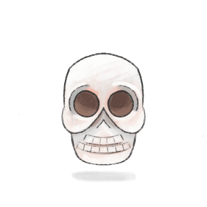 Thoskam. A small skull form placed on monastery roofs, believed to protect against negative energies.