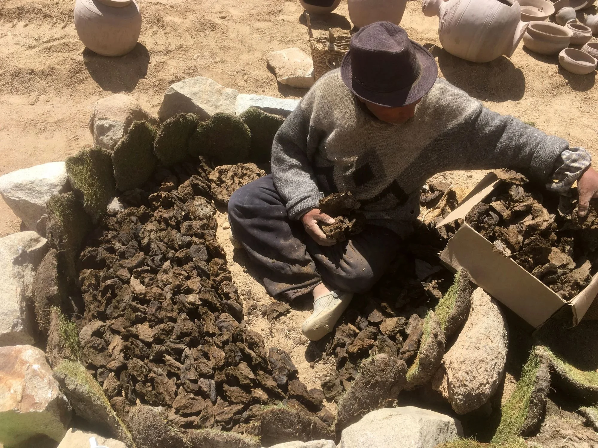 Kiln foundation taking shape