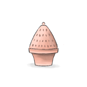 Tsasa. Small stupa-shaped forms, usually made in sets of 100 after funerals to aid the spirit’s rebirth.