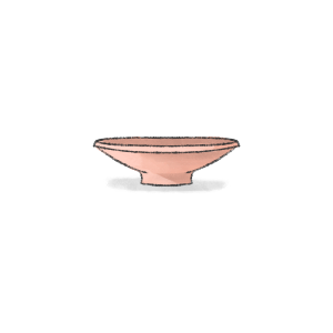Tsokput pulches. A small vessel used to symbolically offer food to the universe before it is consumed.