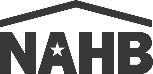 NAHB logo with a house roof icon above the text