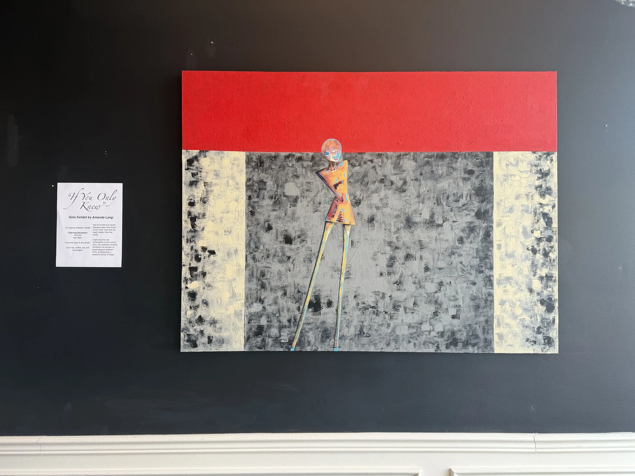 “Adapt Beyond the Grey”, 2026
36” x 48”
Acrylic on canvas
$1750

“The music industry is a boy’s club — a successful woman outgrows the game.”