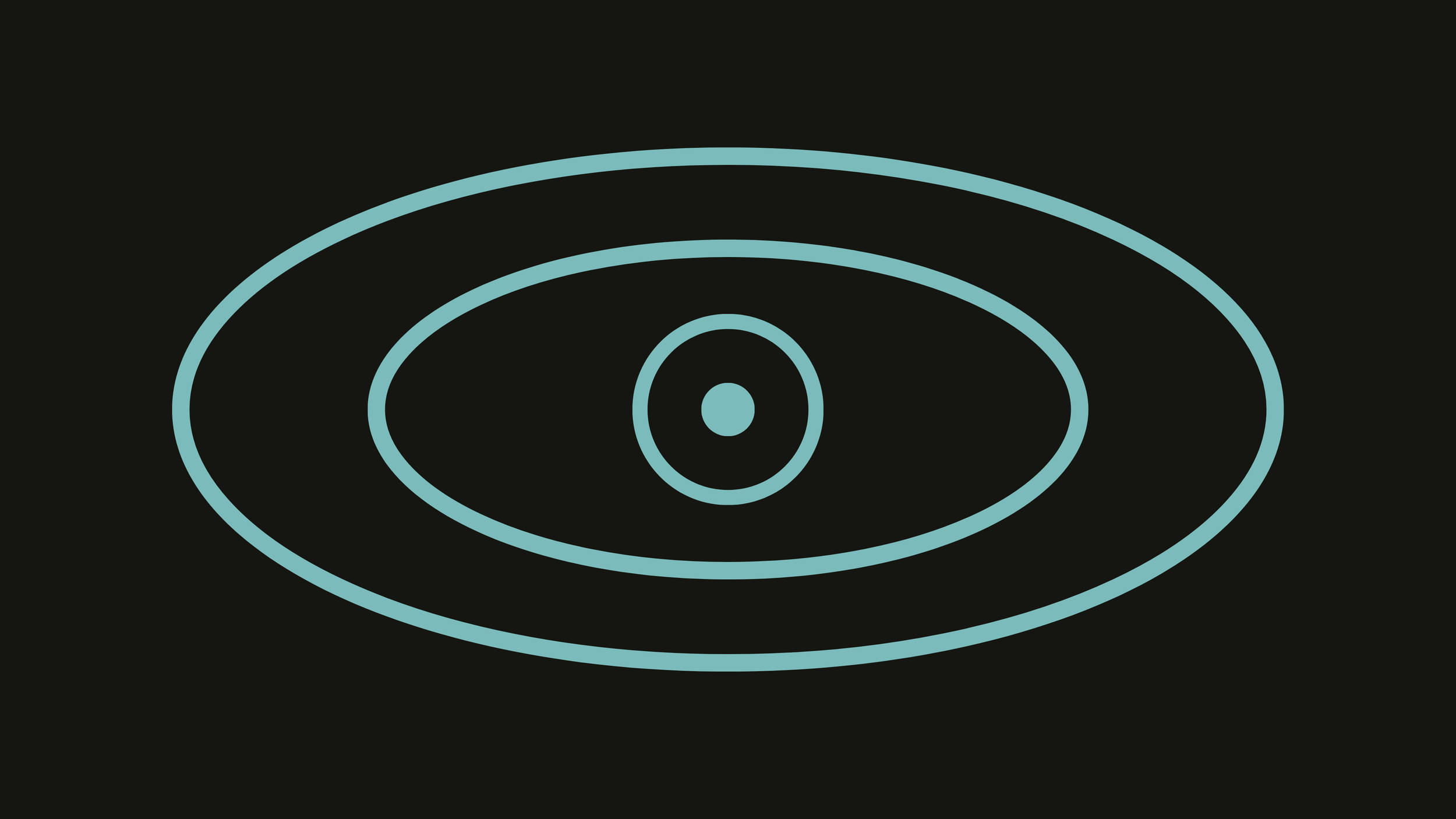 Concentric ellipses converging on a central point — icon for GoodPair Studio's Identity pillar