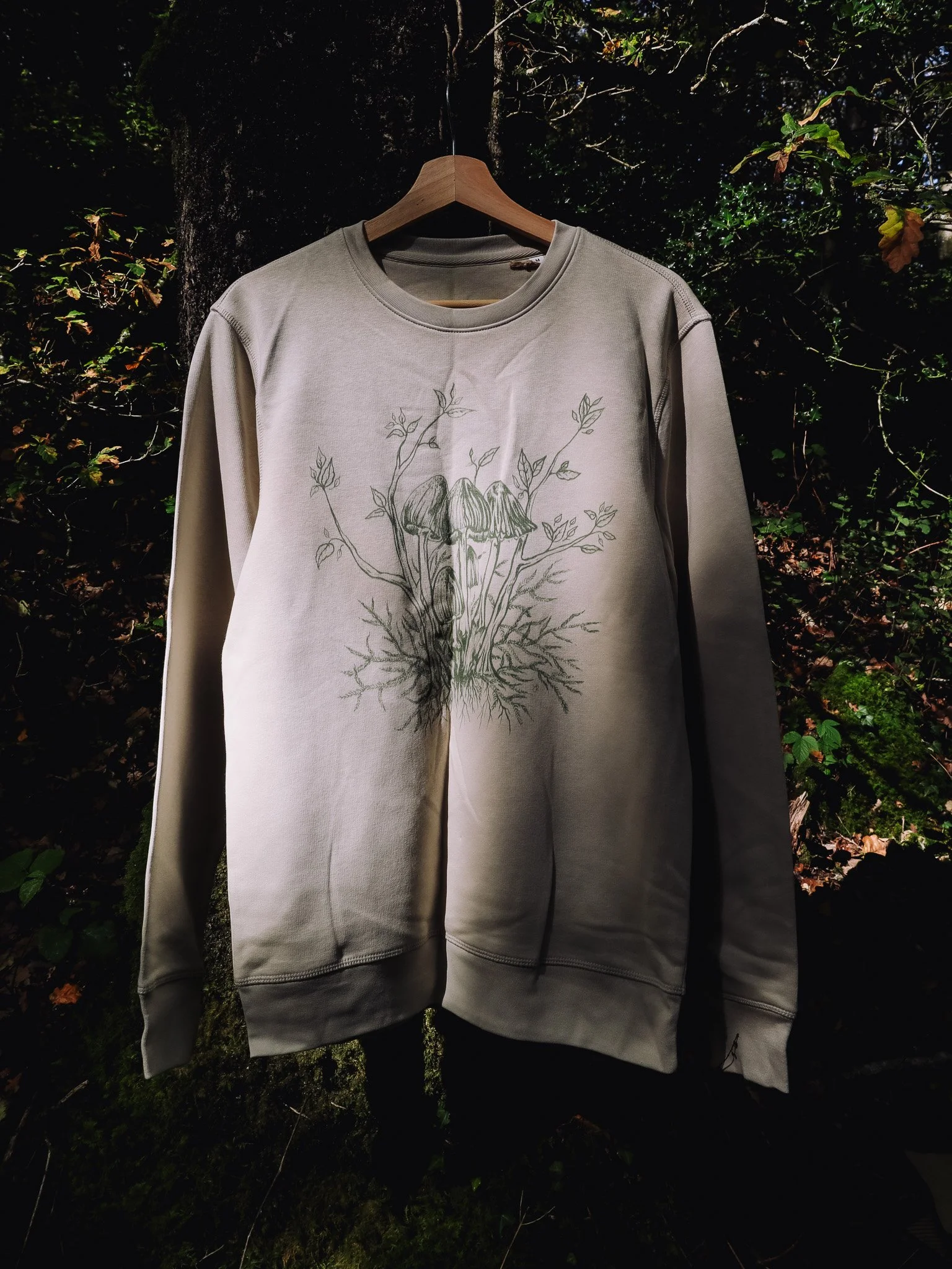 Ink Capricus Mushroom Botanical Sweatshirt