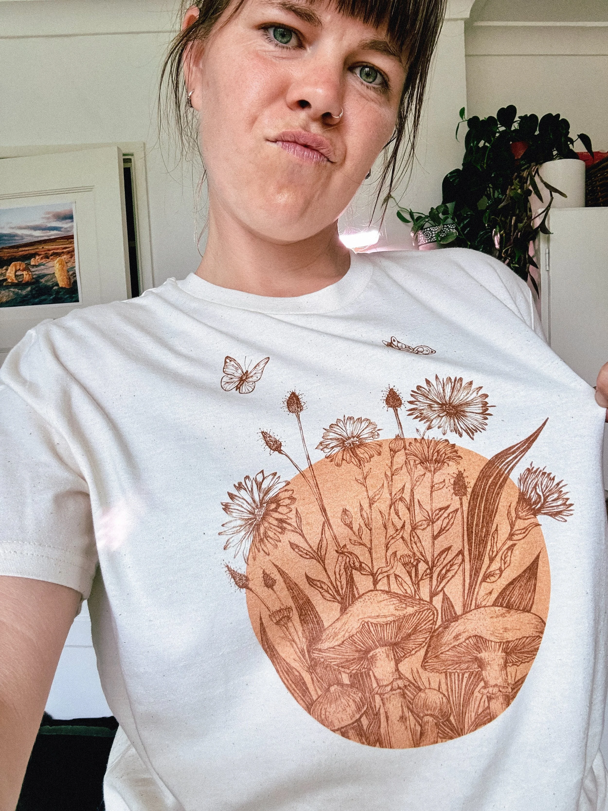 Calendula Sun Botanical Organic Cotton T-Shirt