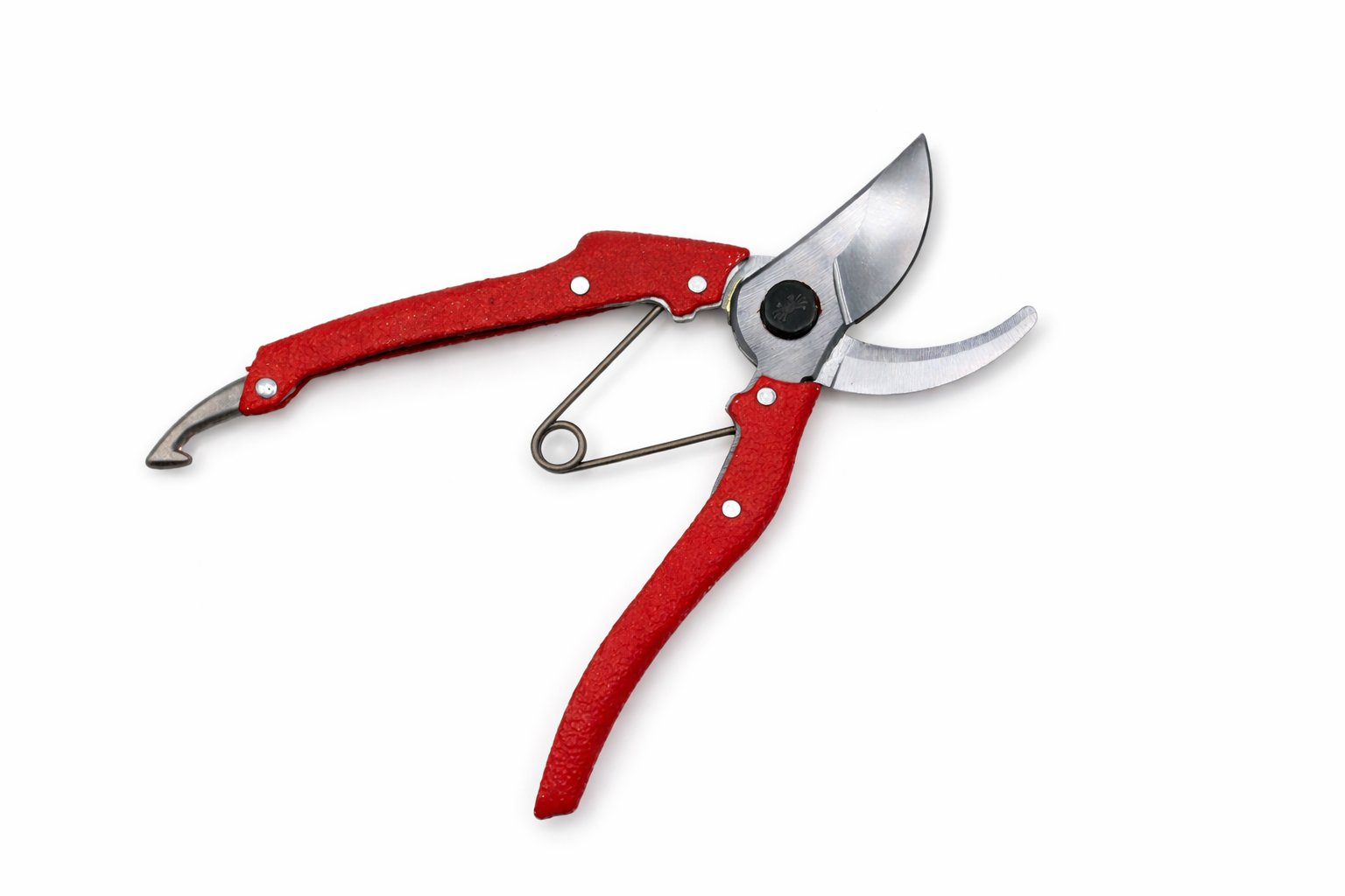 Red-handled pruning shears close-up.png