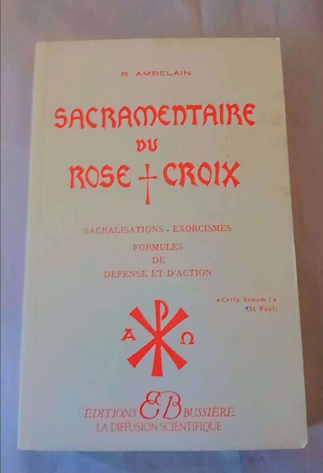 Sacramentaire de Rose-Croix