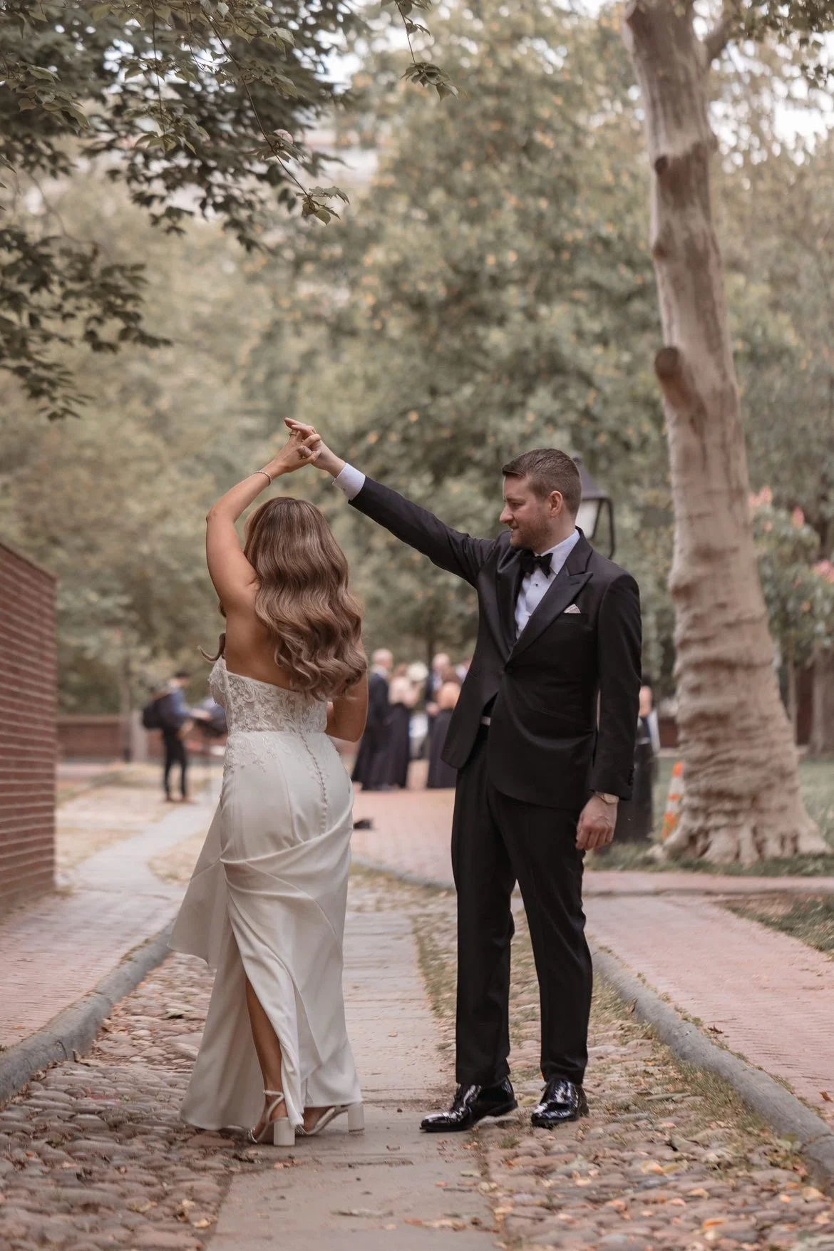 Bride getting ready for her wedding. TLC Bridal on location hair in Levittown, Pa. Taylor Cline, Bridal glam waves, timeless bridal hair, bridal bun, luxury bridal hair, bridal for brides based in Levittown, Pa