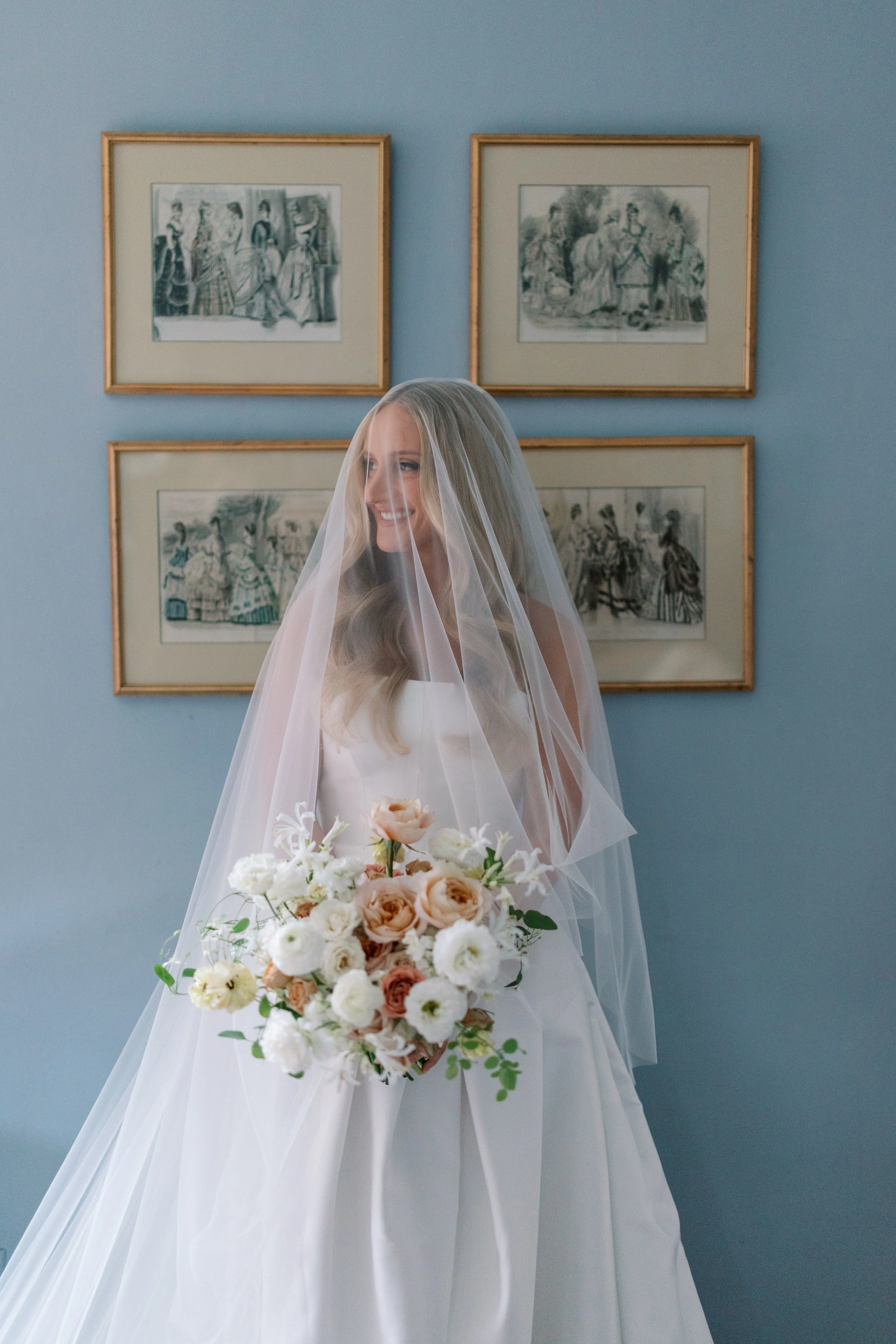 Bride getting ready for her wedding. TLC Bridal on location hair in Levittown, Pa. Taylor Cline, Bridal glam waves, timeless bridal hair, bridal bun, luxury bridal hair, bridal for brides based in Levittown, Pa