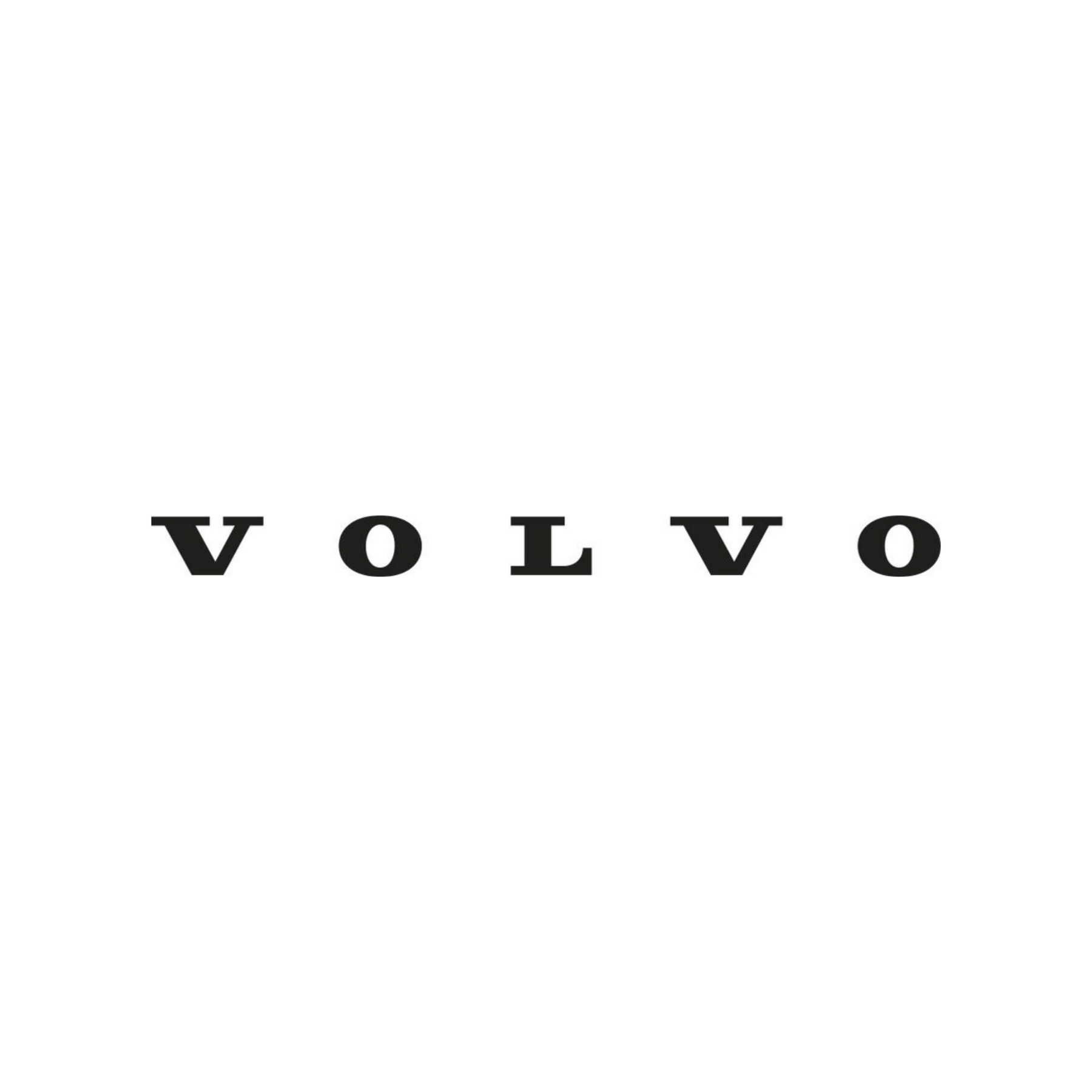 Volvo logo in black & white