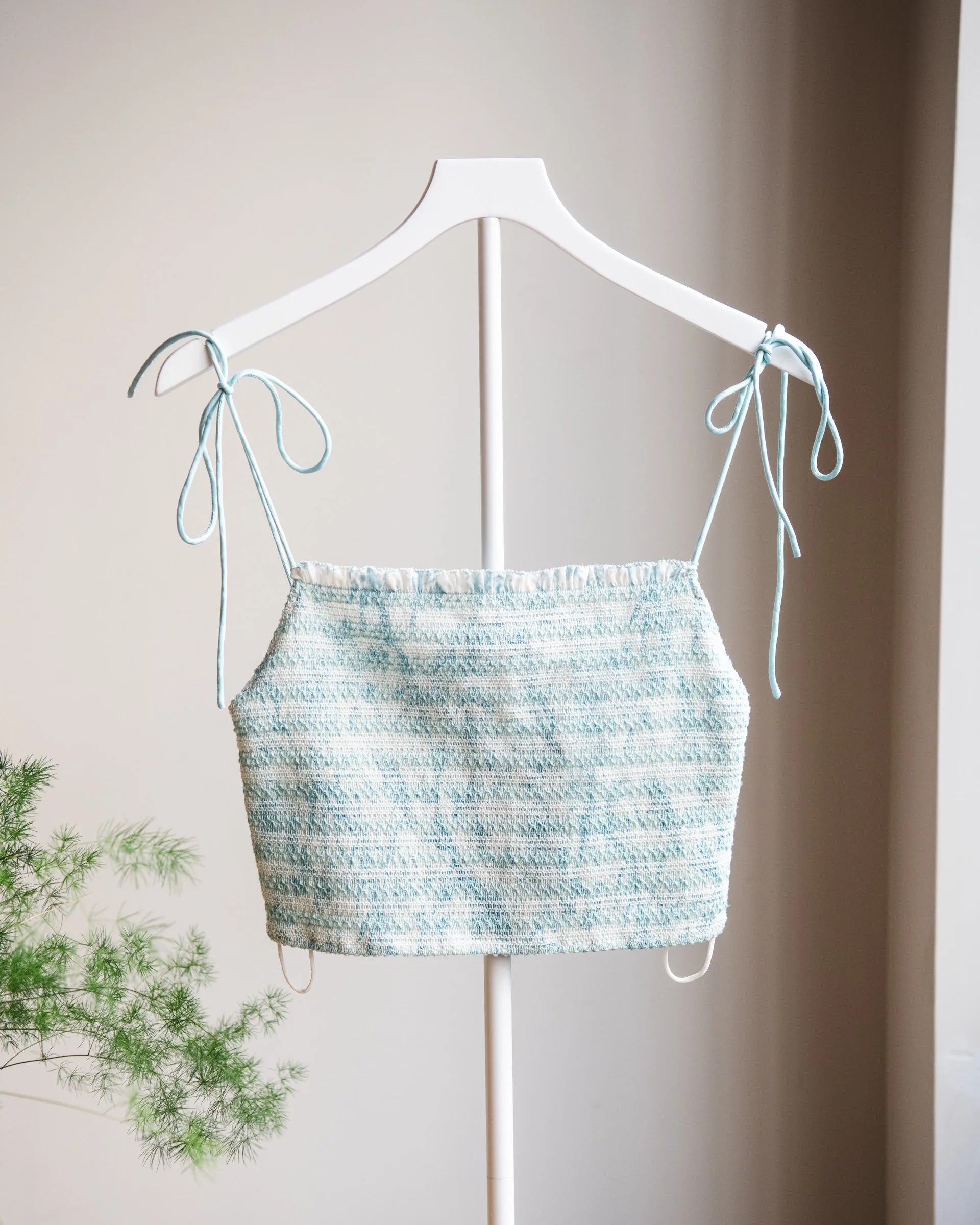 Alice & Olivia Smocked Crop Top NWT | Size XS