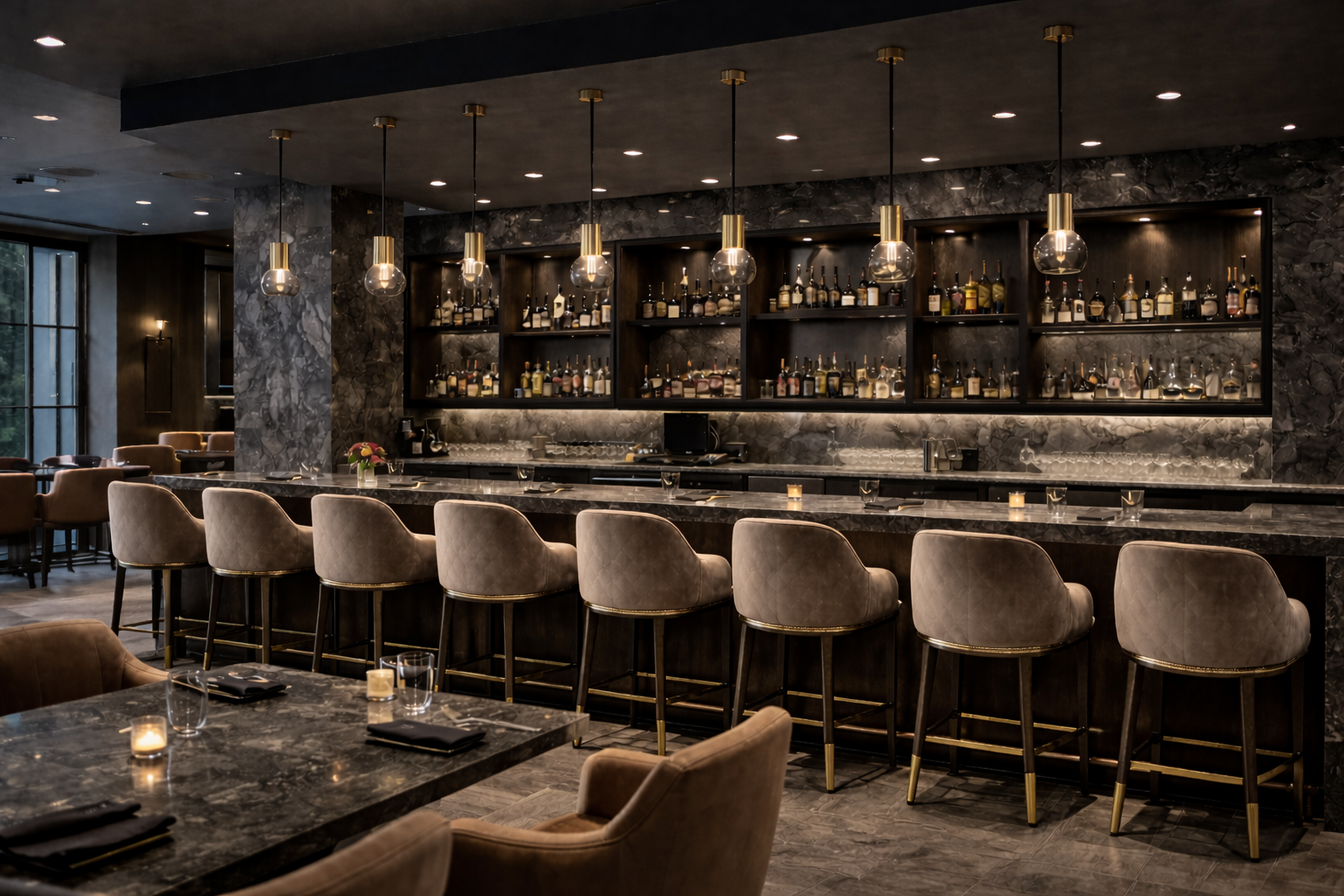 Nocturne in Commercial Interior