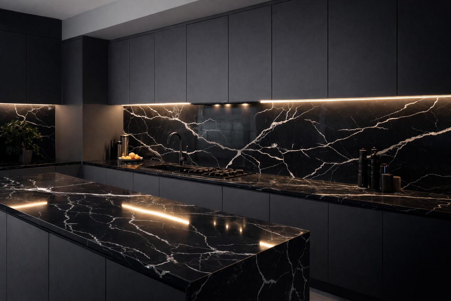 Modern Dark Kitchen