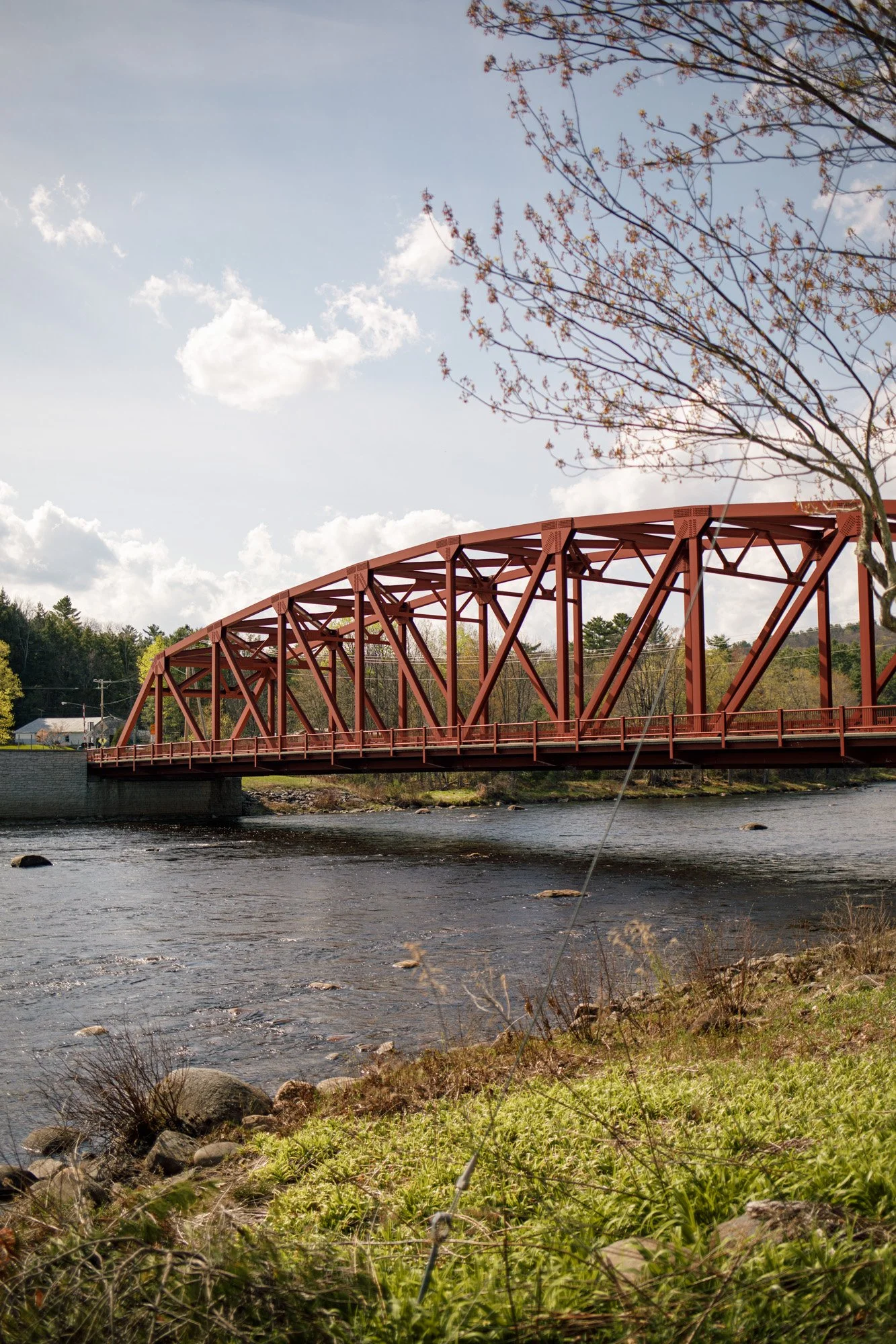 Riparius bridge across the Hudson River