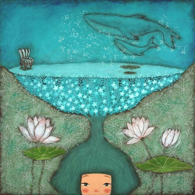 Kim,Genie, Mother Tree-Mother and Child,  28x28, 1500.jpg