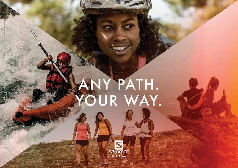 Salomon / print & activation social media / projet pub