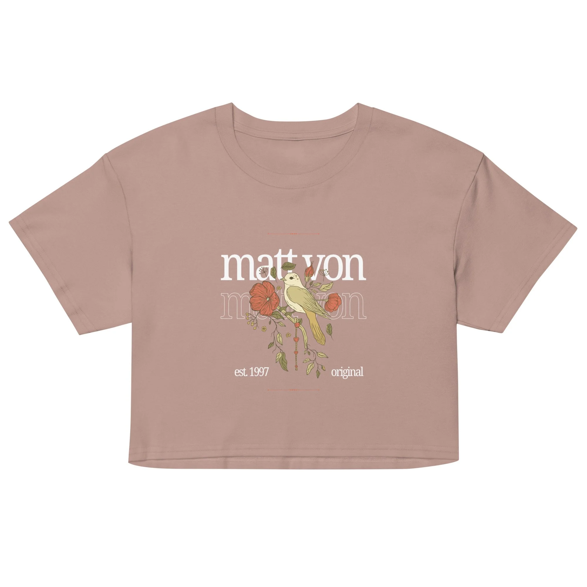 Birds of a Feather Crop Tee