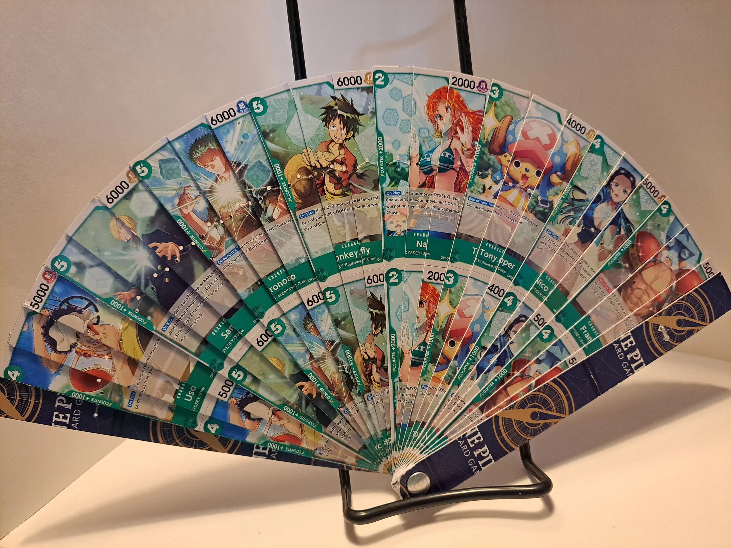 One Piece Fan Straw Hat Green.jpg