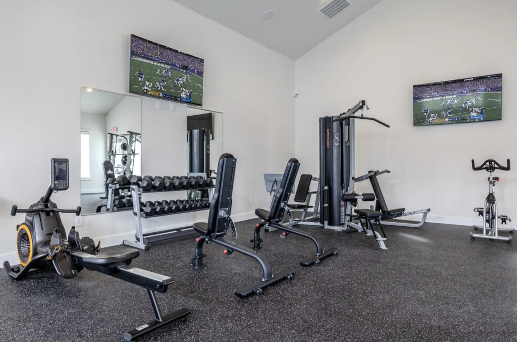 Designed for everyday wellness. Our modern fitness center makes it easy to stay energized without leaving home. 💪 

#EccoParkLiving #LuxuryApartments #WellnessLifestyle