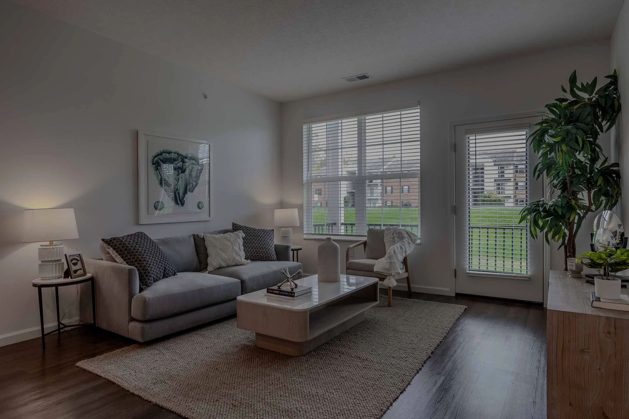 Ecco Park Apartments in Canal Winchester, OH | Living Room